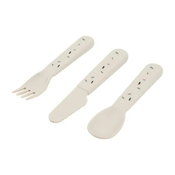 Done By Deer Confetti Bestekset - Sand