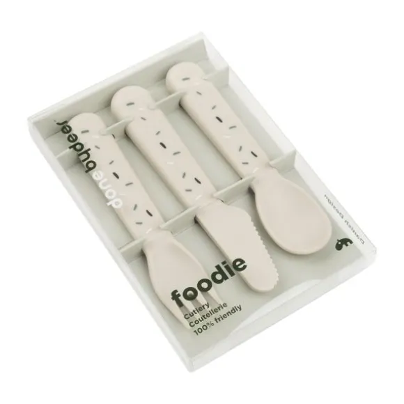 Done By Deer Confetti Bestekset - Sand