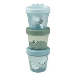 Done By Deer Croco Bewaarbakjes - 3 Stuks - Green