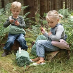 Done By Deer Croco Cross-Over Tas Powder