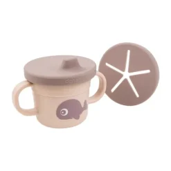 Done By Deer Croco Snack / Drinkbeker - Green