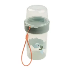 Done By Deer Croco 2-Way Snackbox - Large - Green