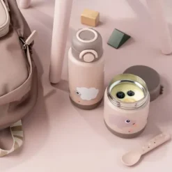 Done By Deer Food Jar - Tiny Farm - Blue