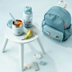 Done By Deer Food Jar - Tiny Farm - Blue