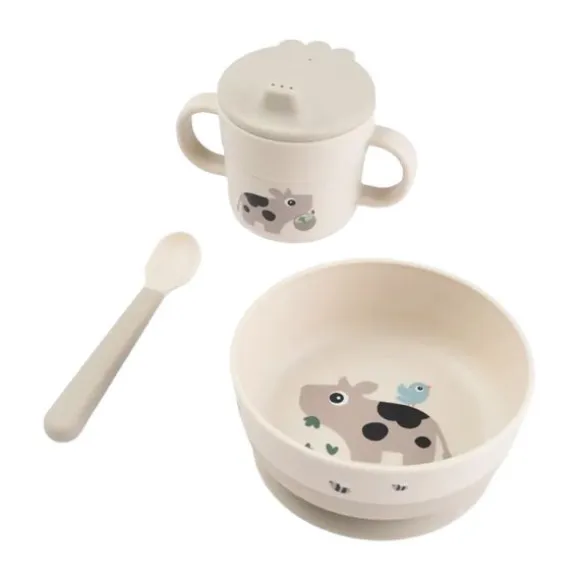 Done by Deer Foodie First Mealset met Zuignap - Tiny Farm - Zand