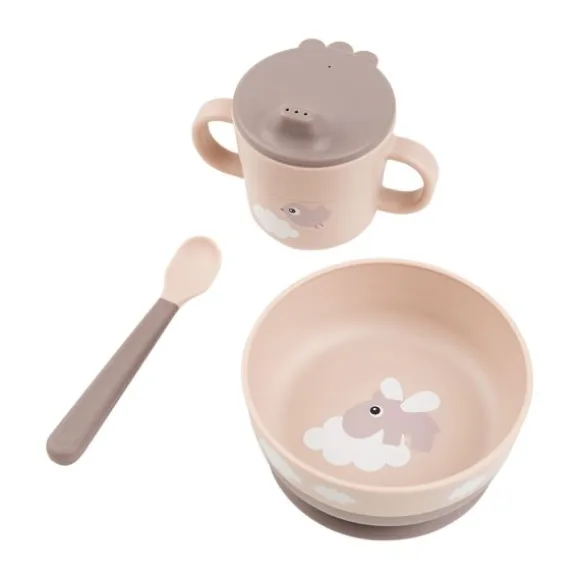 Done By Deer Happy Clouds First Meal Eetset - Green