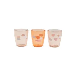 Done by Deer Happy Clouds Kinderglas - 3 Stuks - Green