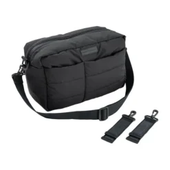 Done By Deer Luiertas - Quilted Stroller Bag - Black