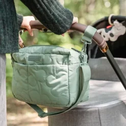 Done By Deer Luiertas - Quilted Stroller Bag - Black