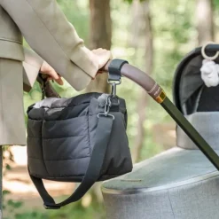 Done By Deer Luiertas - Quilted Stroller Bag - Black