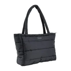 Done By Deer Quilted Changing Tote Bag Black