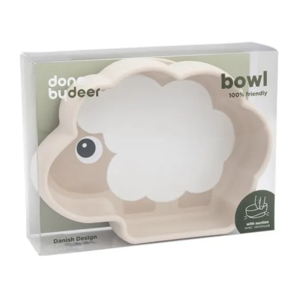 Done By Deer Sheepy Stick&Stay Bordje - Silicone - Sand