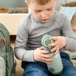 Done by Deer Thermo Fles - Playground - Groen - 340 ml