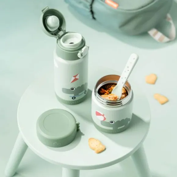 Done by Deer Thermos Voedselpot - Playground - Groen - 300 ml
