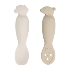 Done By Deer Tiny Farm Oefen Lepel Set - Sand