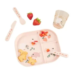 Done By Deer Tiny Farm Vakjes Bord - Powder