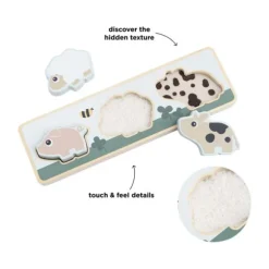 Done By Deer Tiny Farm Voel Puzzel - Colour Mix