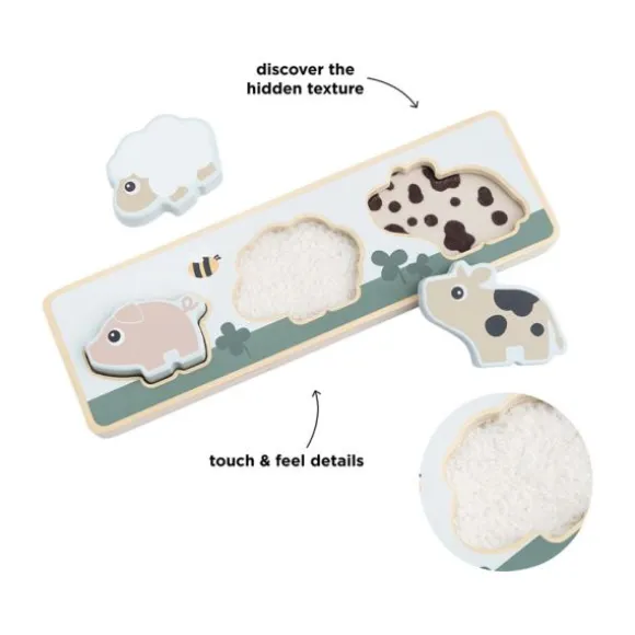 Done By Deer Tiny Farm Voel Puzzel - Colour Mix