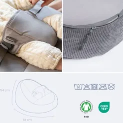 Doomoo Seat'N Grow - Grey