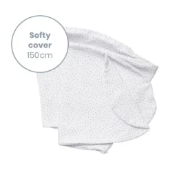 Doomoo Softy Silver Dots Voedingskussenhoes