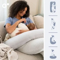 Doomoo Voedingskussen Maxxy - Flowers Sand