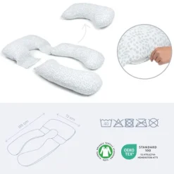 Doomoo Voedingskussen Maxxy - Flowers Sand