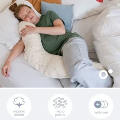 Doomoo Voedingskussen Twisty 2-in-1 - Petals Latte