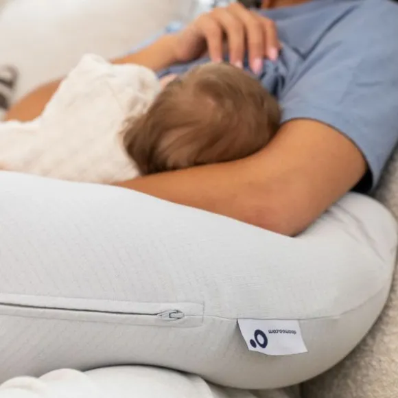 Doomoo Voedingskussen Twisty 2-in-1 - Petals Latte