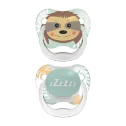 Dr. Brown's Animal Faces Fopspeen Fase 2 Groen