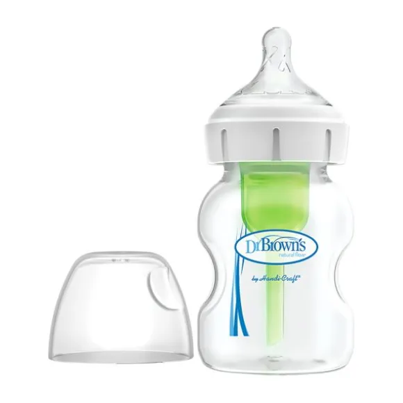 Dr. Brown’s Babyfles Brede Hals Glas - Options+ - 150 ml