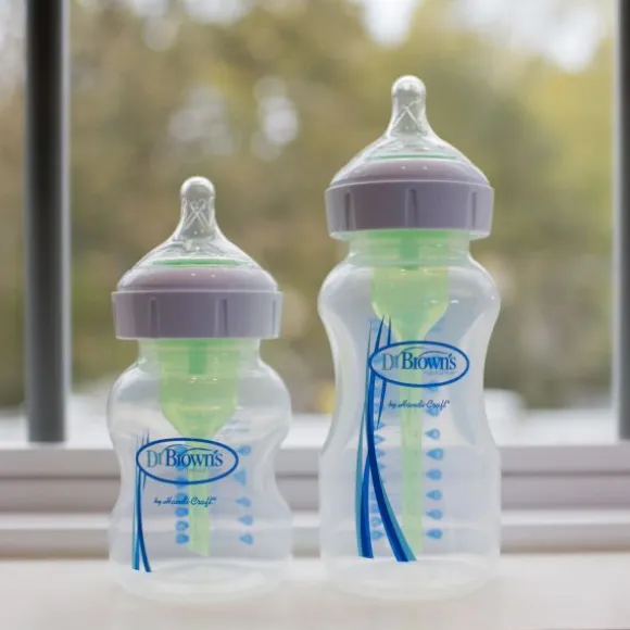 Dr. Brown’s Babyfles Brede Hals Glas - Options+ - 150 ml