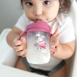 Dr. Brown's Eerste Rietjesbeker Roze 270 ml