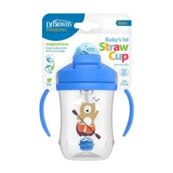 Dr. Brown's Eerste Rietjesbeker Roze 270 ml