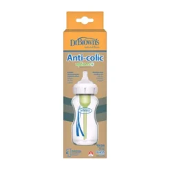 Dr. Brown's Options+ Brede Halsfles Glas - 270 ml