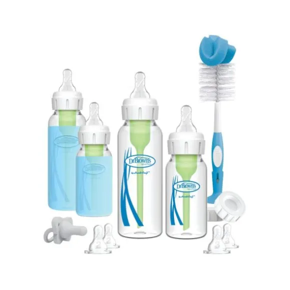 Dr. Brown's Standaard halsfles Giftset - Glas