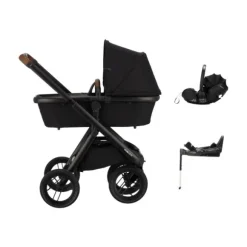 Dubatti One E6 Kinderwagen Dark Brown / Walnut Brown | Dubatti by Römer Autostoeltje Babysafe Pro | Vario Base 5Z
