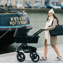 Dubatti Two E2 Kinderwagen Bundel - Pitch Black / Black / Black