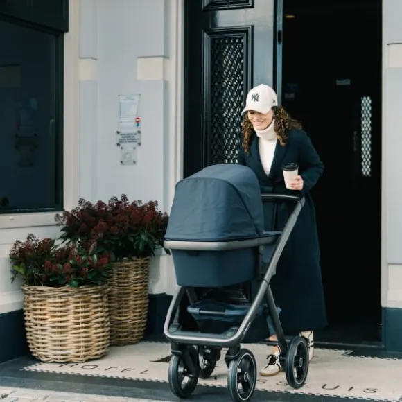 Dubatti Two E2 Kinderwagen Bundel - Pitch Black / Black / Black