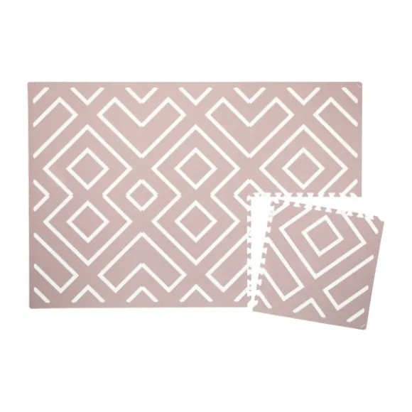 Eeveve Speel Mat - Modern Blocks - Old Pink