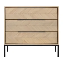 Europe Baby Beau Babykamer Naturel | Bed 60 x 120 cm + Commode