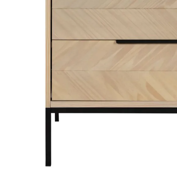 Europe Baby Beau Babykamer Naturel | Bed 60 x 120 cm + Commode