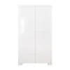 Europe Baby Briljant Kledingkast 2-Deurs Wit Hoogglans