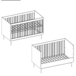 Europe Baby Japandi Babybed - 60 x 120 cm