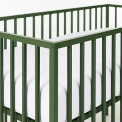 Europe Baby Liam Babybed Metaal Dark Green 60 x 120 cm