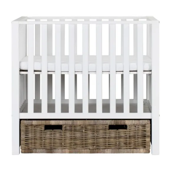Europe Baby Mees Box Met Rieten Lade Mat Zwart