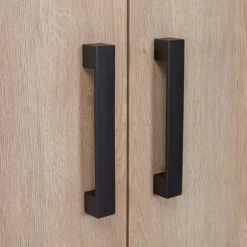 Europe Baby Nova Kledingkast 2-Deurs Zwart Eiken