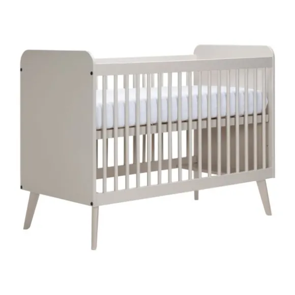 Europe Baby Olivia II Ledikant 60 x 120 cm - Oatmeal / Oatmeal - Retro