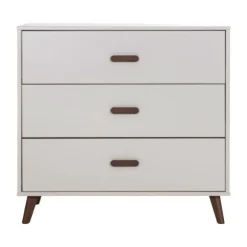 Europe Baby Olivia II Ledikant 60 x 120 cm - Oatmeal / Walnoot - Retro