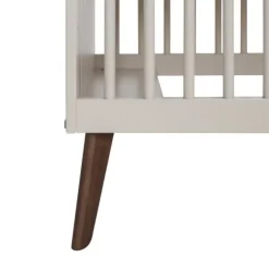 Europe Baby Olivia II Ledikant 60 x 120 cm - Oatmeal / Walnoot - Retro