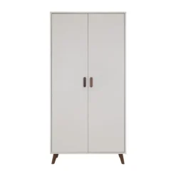 Europe Baby Olivia Kledingkast - 2-Deurs - Oatmeal - Retro